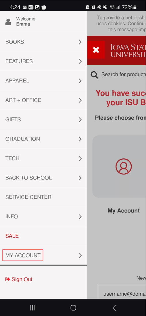 Log in to Access Plus